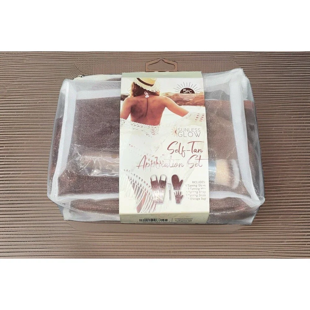 Sunless Glow 5 Piece Self Tanning Application Set